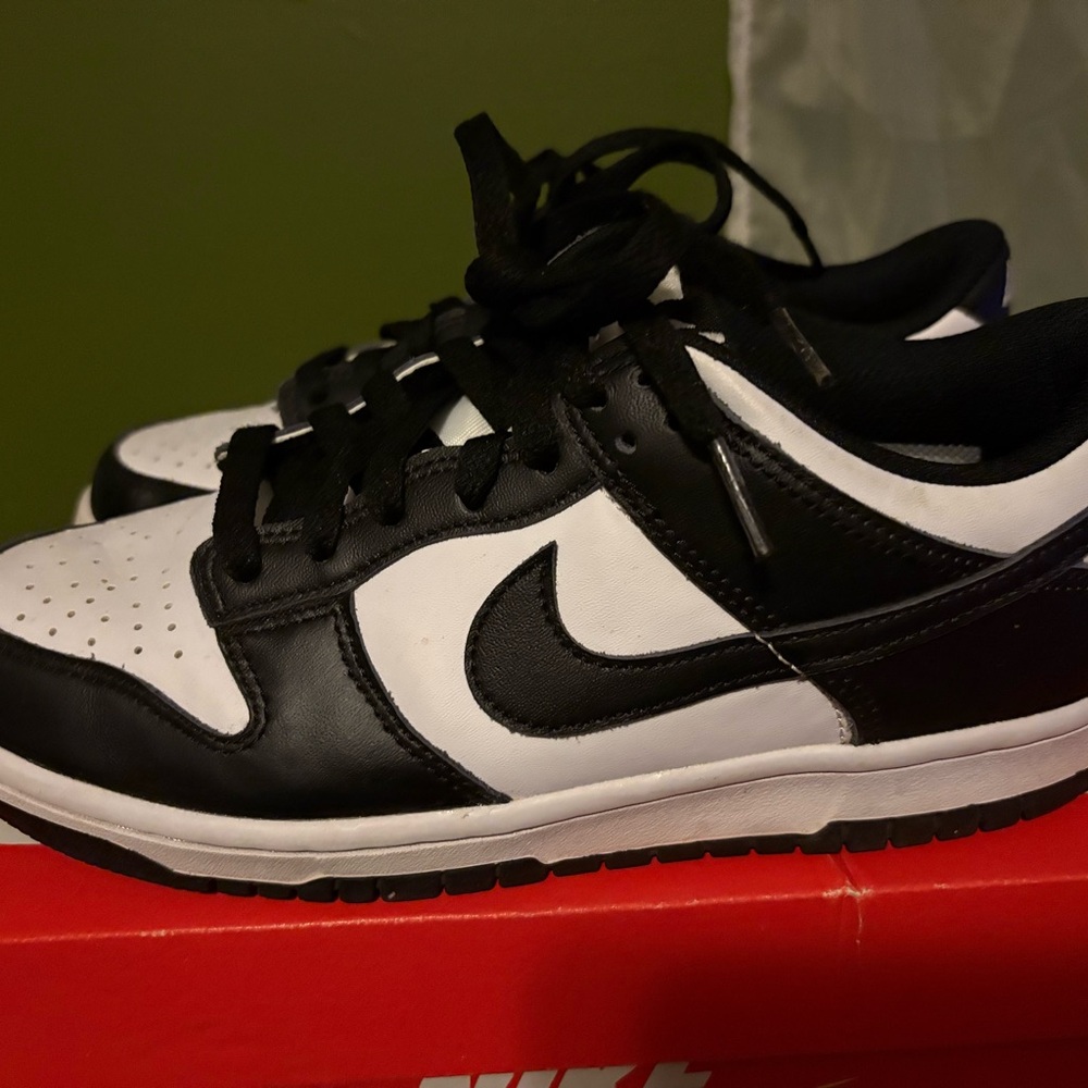 Nike Black and White Low-Top Sneakers